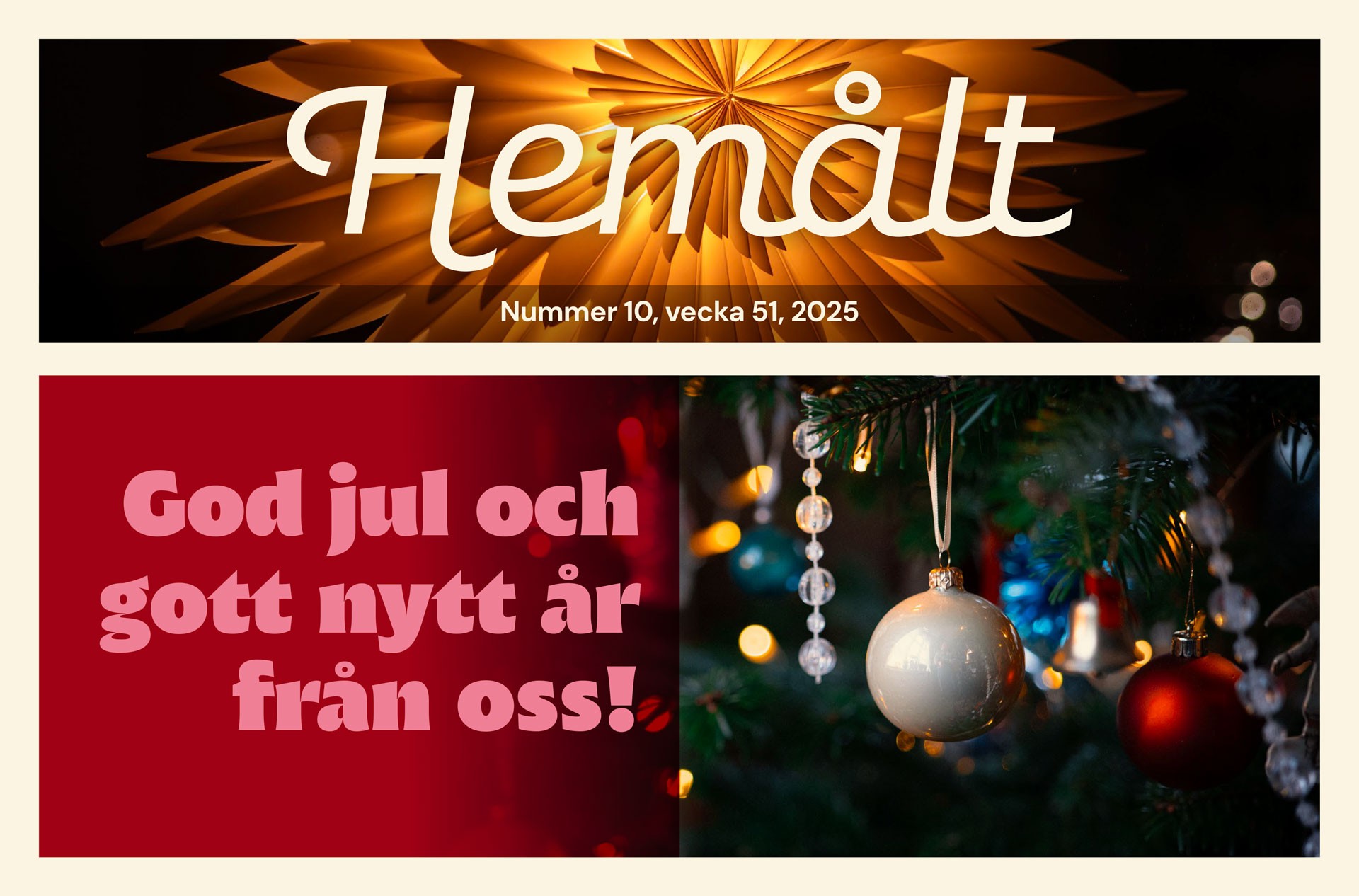 Nyhetsbrev nr 10 vecka 51 2025, puff