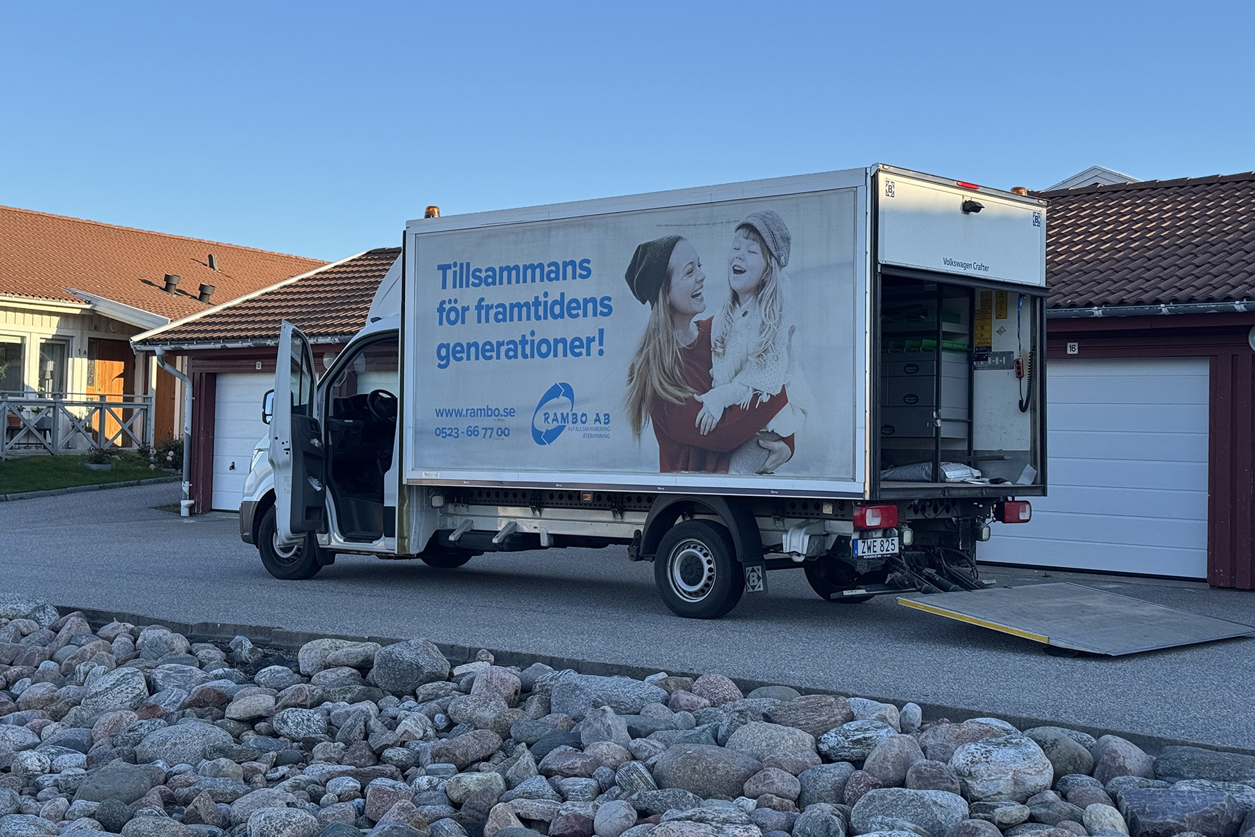 Rambos lastbil ute i vårt område