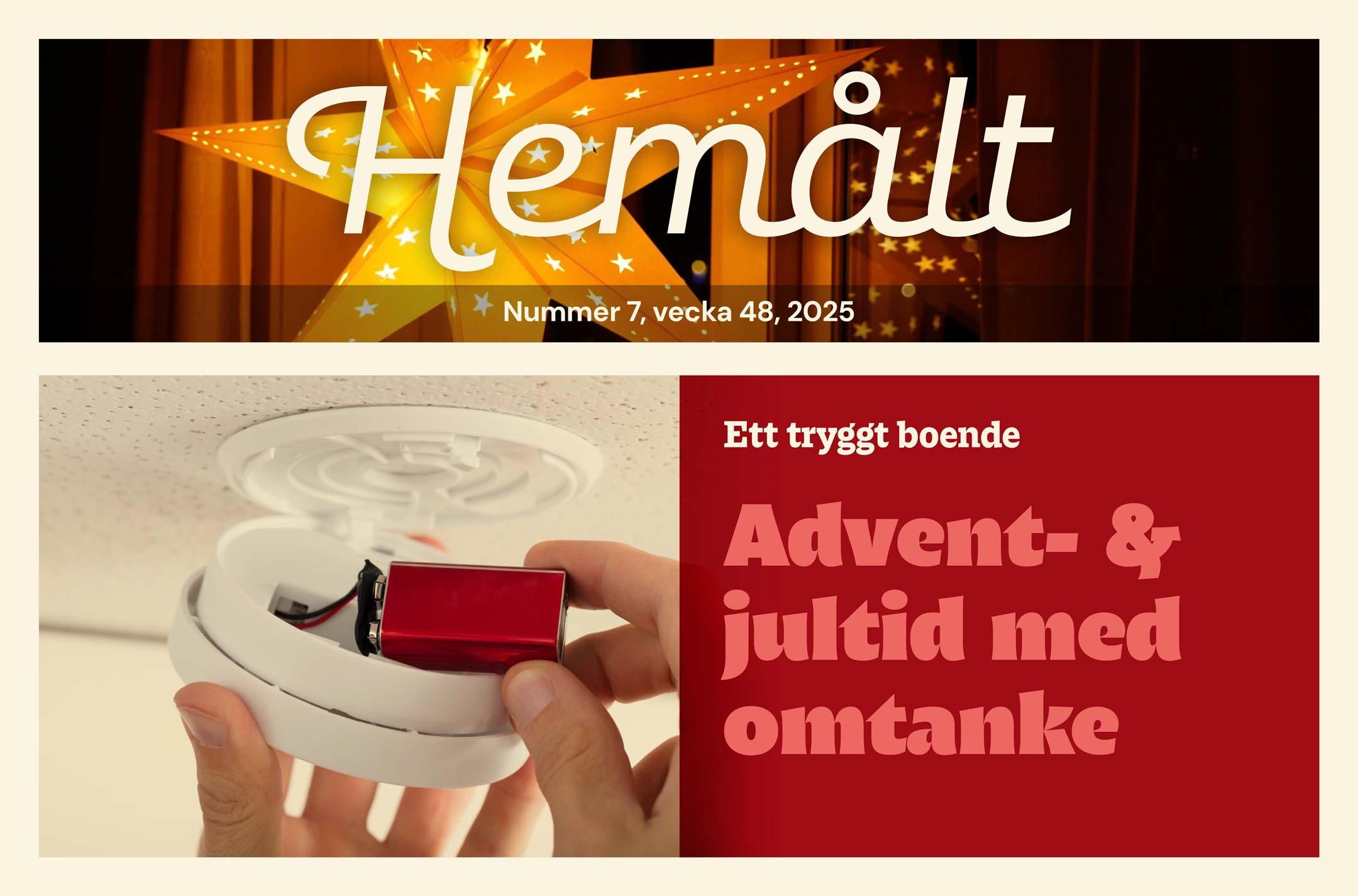 Nyhetsbrev nr 7 vecka 48 2025, puff